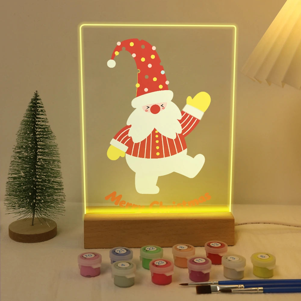 
Paint by Numbers - Christmas Light | Dancing Christmas Gnome