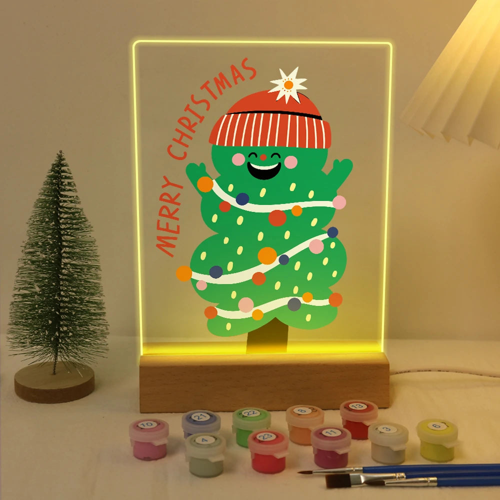 Paint by Numbers - Christmas Light | Dancing Christmas Tree