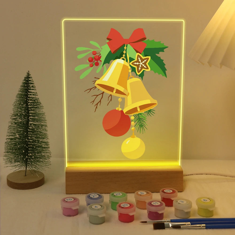 Paint by Numbers - Christmas Light | Golden Christmas Bells