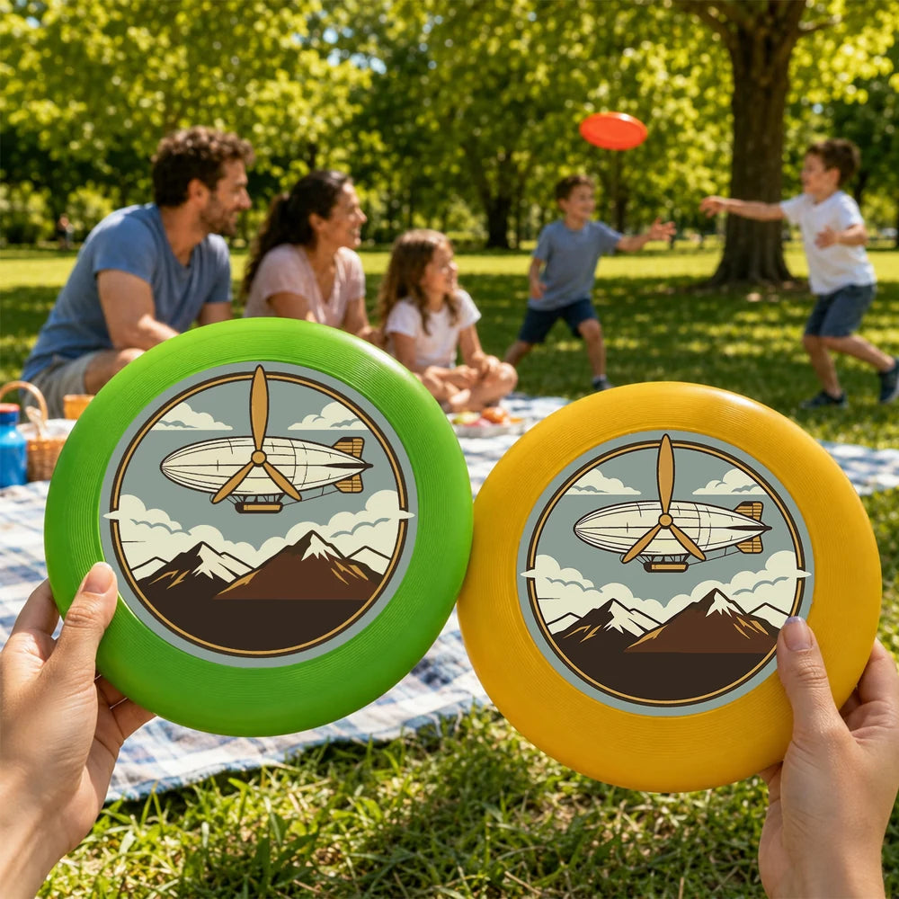
Paint by Numbers - Frisbee | Airship over the Mountains