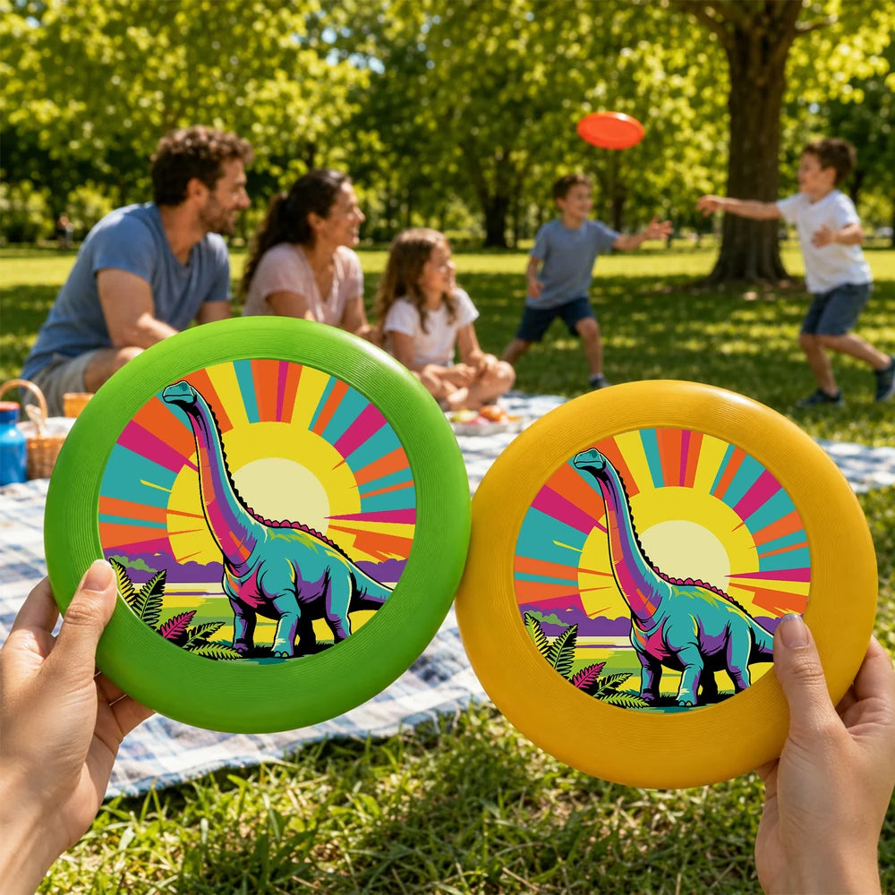 Paint by Numbers - Frisbee | Brontosaurus at Sunrise