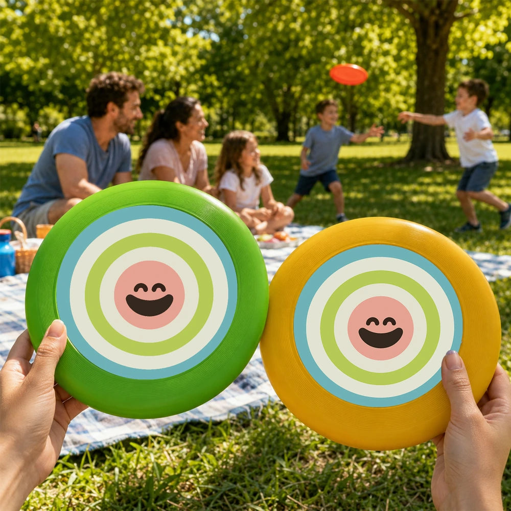 
Paint by Numbers - Frisbee | Bullseye Smile in Green