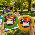 Paint by Numbers - Frisbee | Coffee Swirl