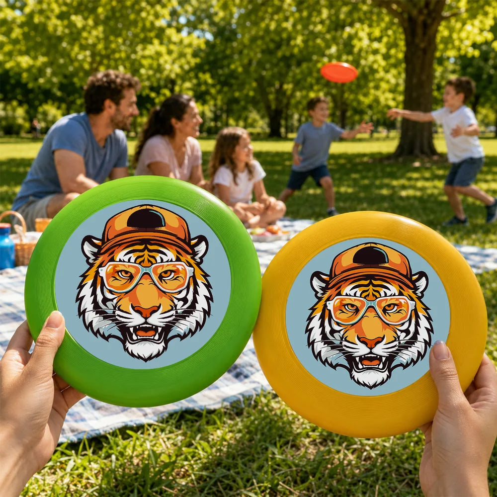 
Paint by Numbers - Frisbee | Cool Tiger in a Cap