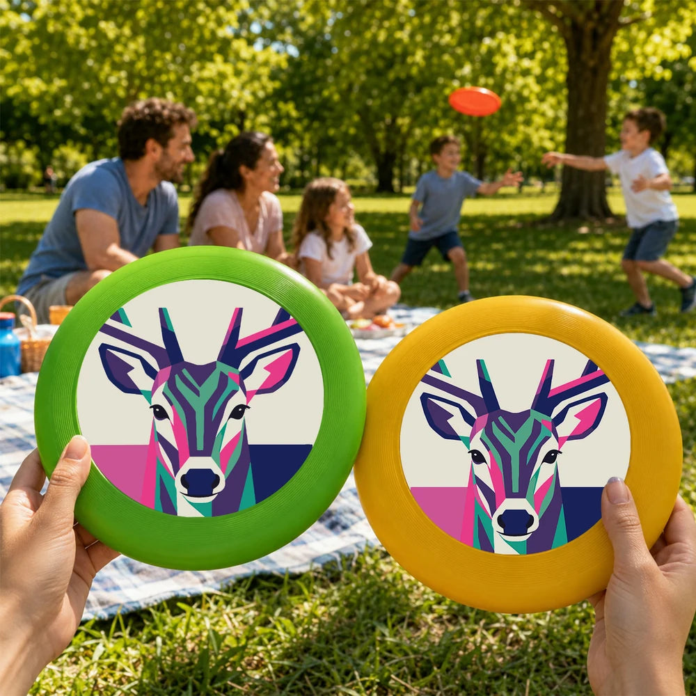 
Paint by Numbers - Frisbee | Geometric Deer