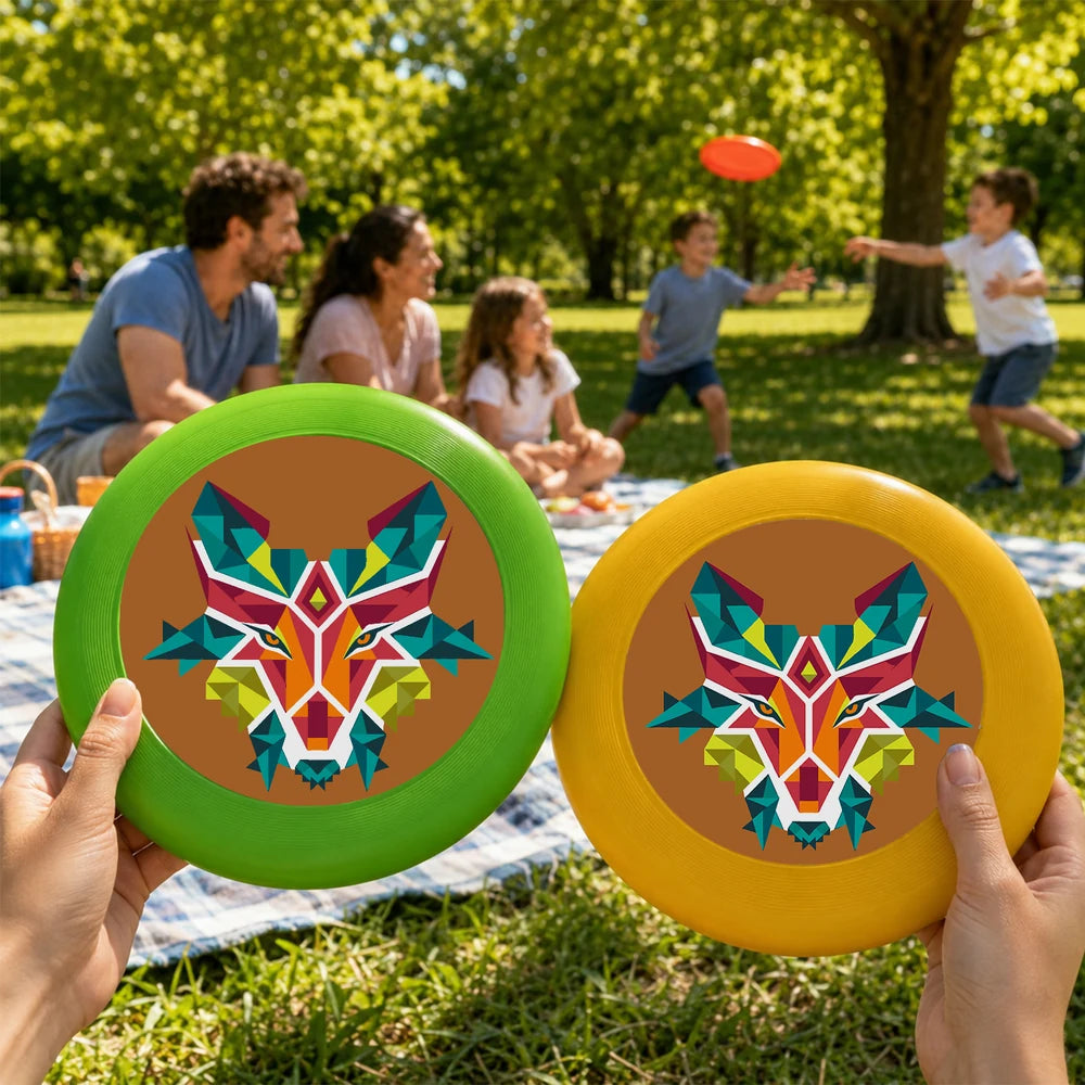Paint by Numbers - Frisbee | Geometric Fox