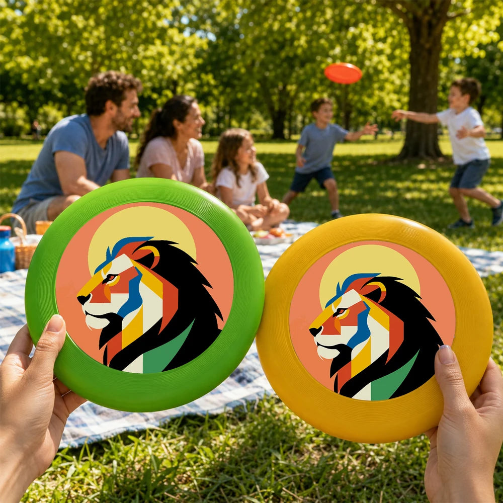 
Paint by Numbers - Frisbee | Geometric Lion
