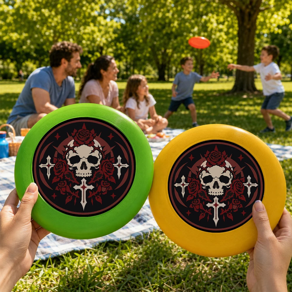 
Paint by Numbers - Frisbee | Gothic Skull Crest
