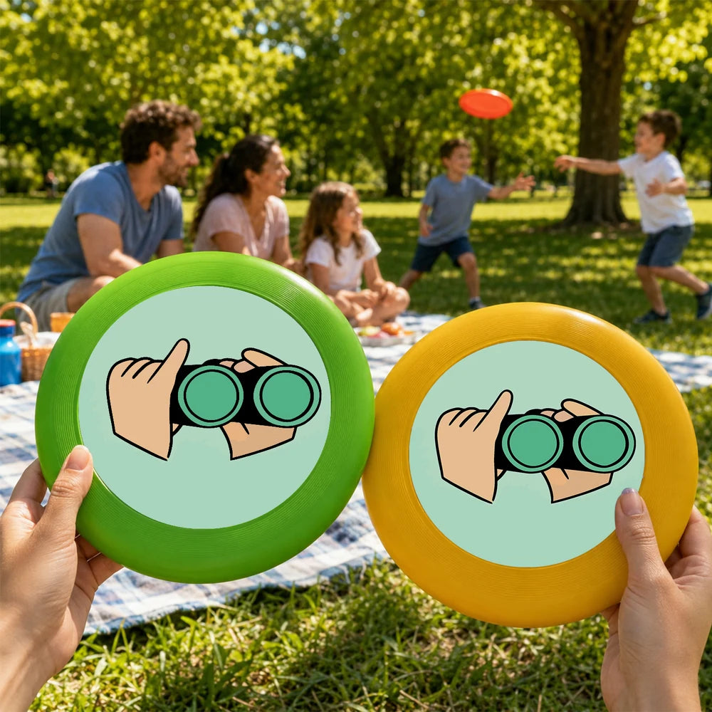 Paint by Numbers - Frisbee | Hand with Binoculars