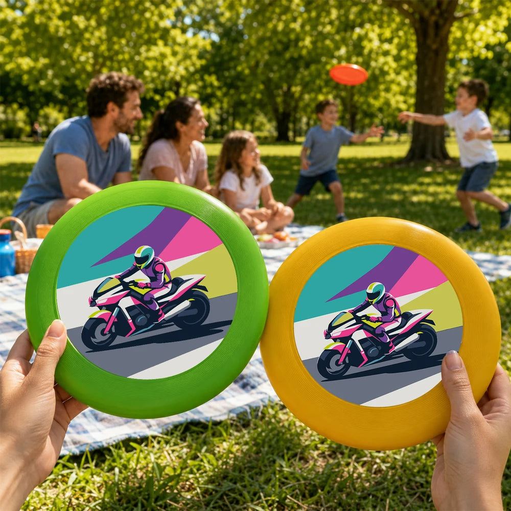 
Paint by Numbers - Frisbee | Motorbike Racer