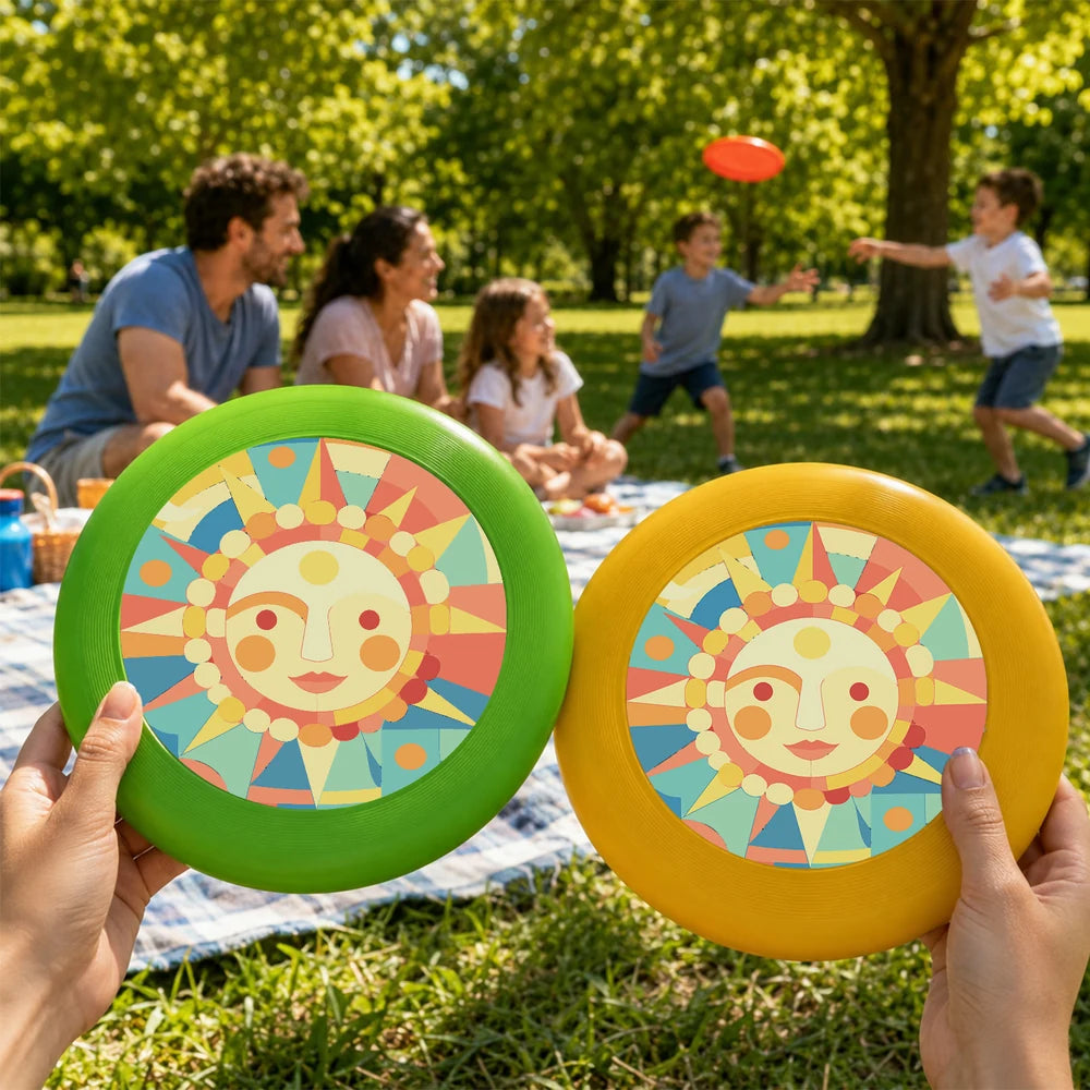 
Paint by Numbers - Frisbee | Orange Sun Face
