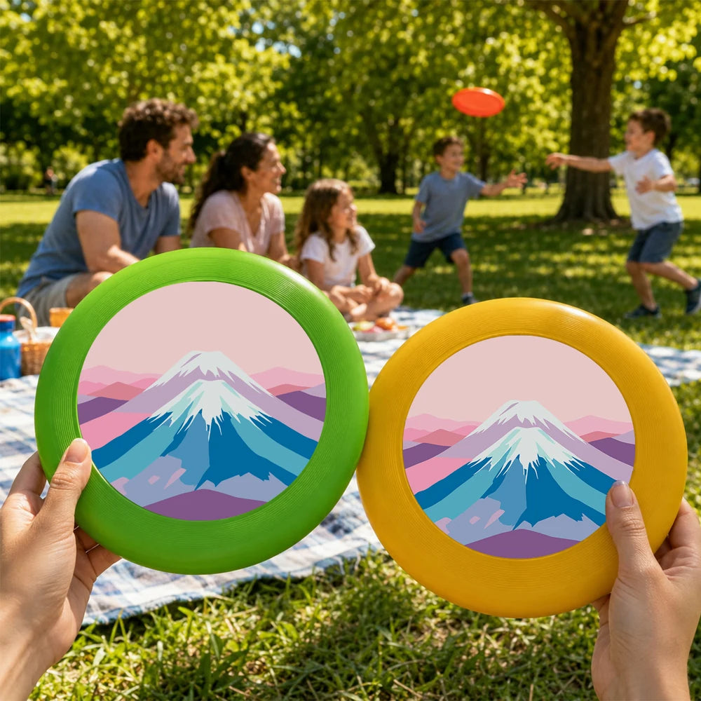 
Paint by Numbers - Frisbee | Pastel Mount Fuji