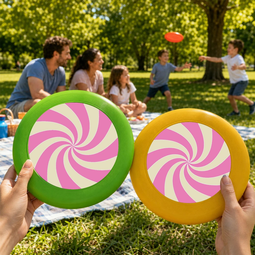 
Paint by Numbers - Frisbee | Pink Candy Swirl