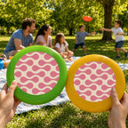 Paint by Numbers - Frisbee | Pink Wave Pattern