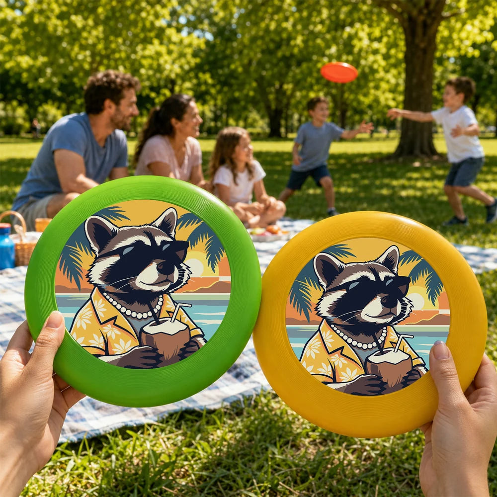 
Paint by Numbers - Frisbee | Raccoon on Holiday