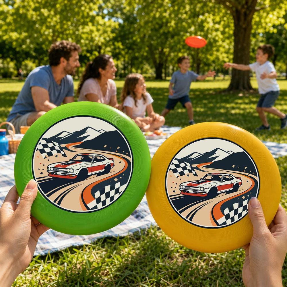 
Paint by Numbers - Frisbee | Race Car on the Track