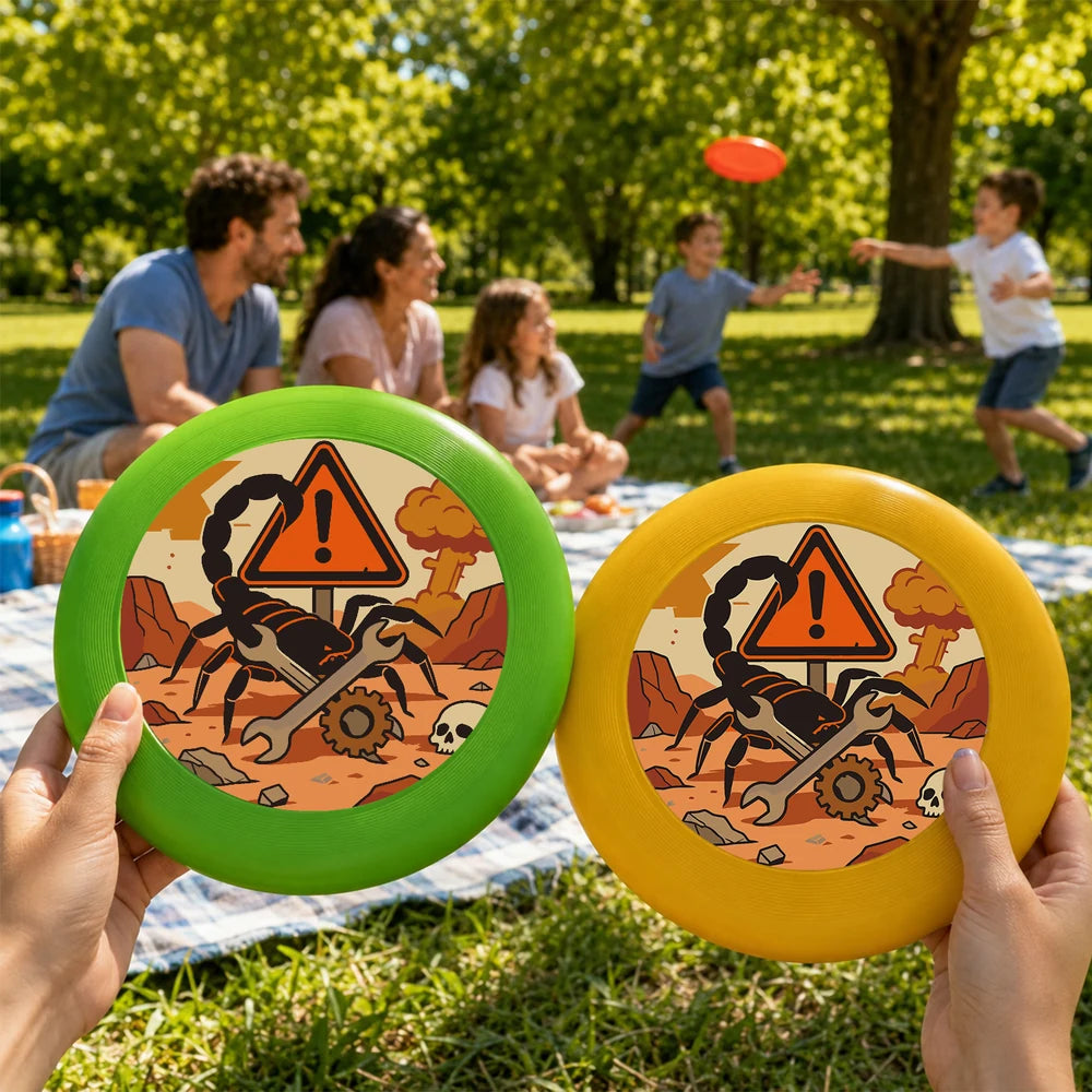 
Paint by Numbers - Frisbee | Scorpion Warning Sign