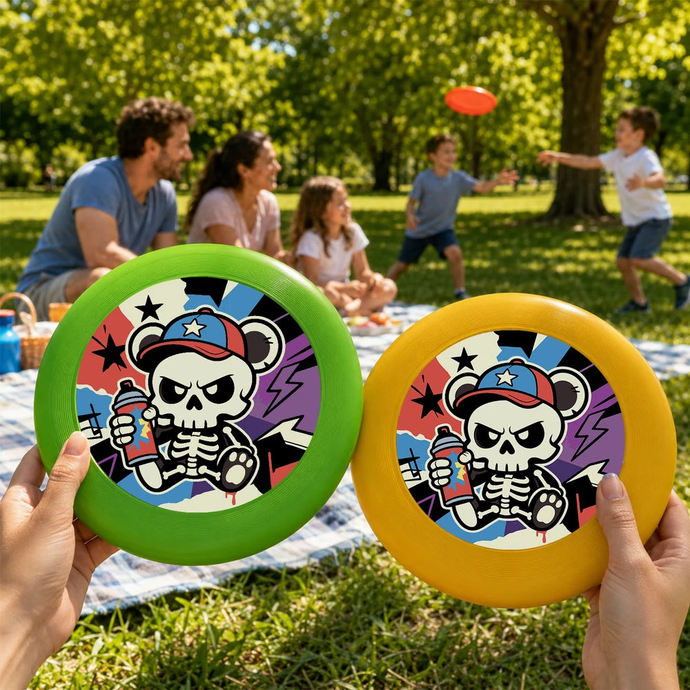 Paint by Numbers - Frisbee | Skater Skeleton