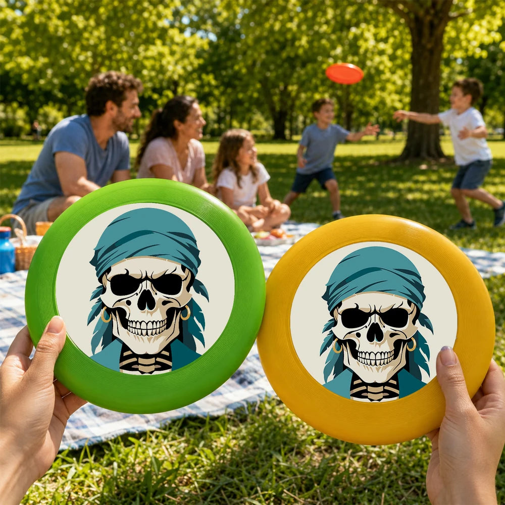 Paint by Numbers - Frisbee | Skull in a Teal Bandana