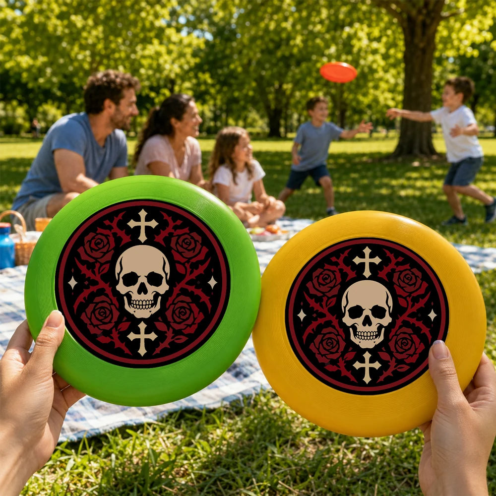 Paint by Numbers - Frisbee | Skull with Roses