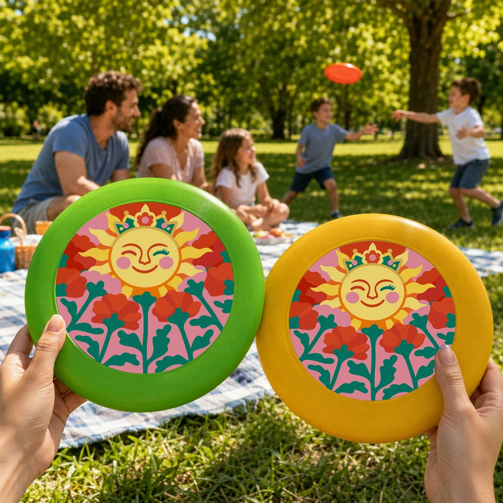 Paint by Numbers - Frisbee | Smiling Sun in Flowers