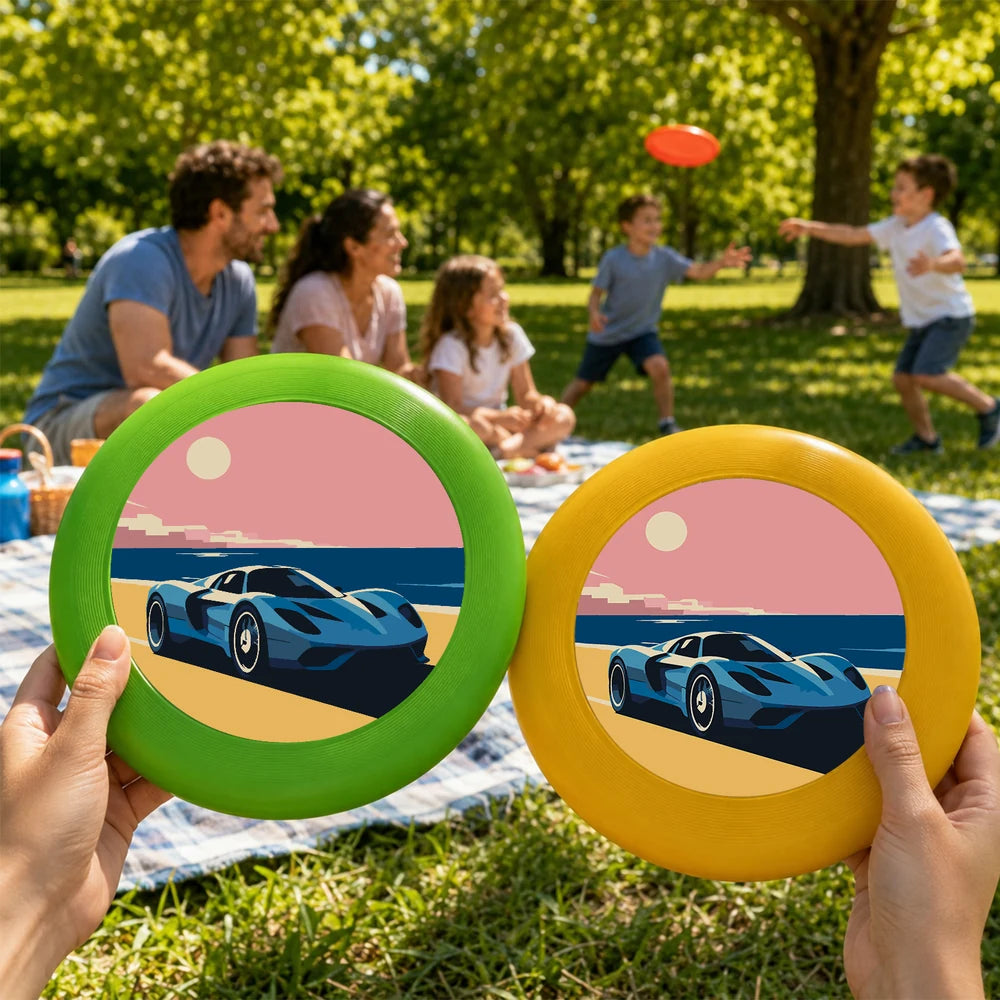 Paint by Numbers - Frisbee | Sports Car at Dusk