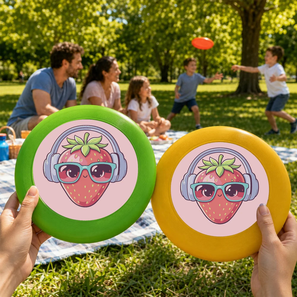 
Paint by Numbers - Frisbee | Strawberry with Headphones