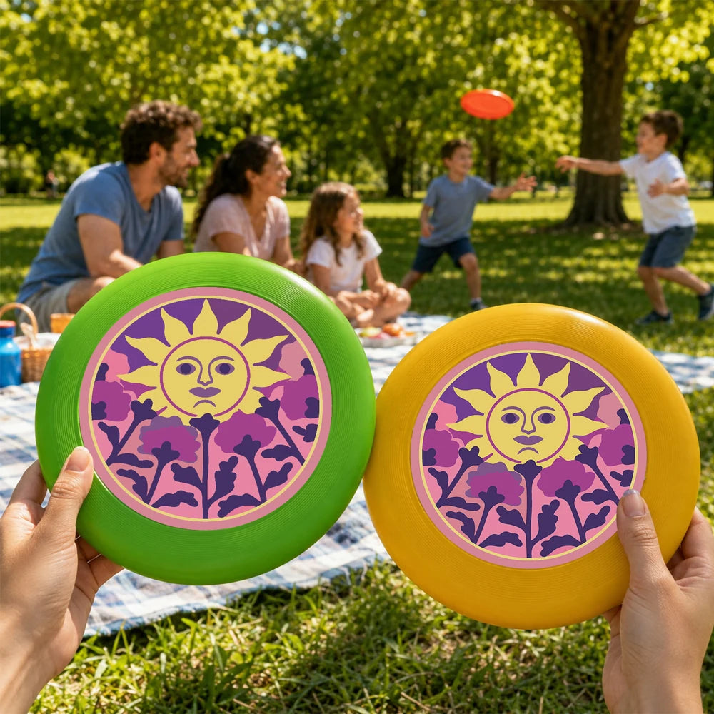 Paint by Numbers - Frisbee | Sun Face and Thistles