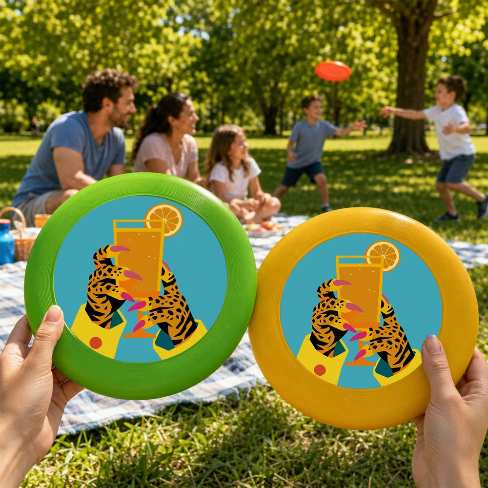 Paint by Numbers - Frisbee | Tiger with a Cocktail