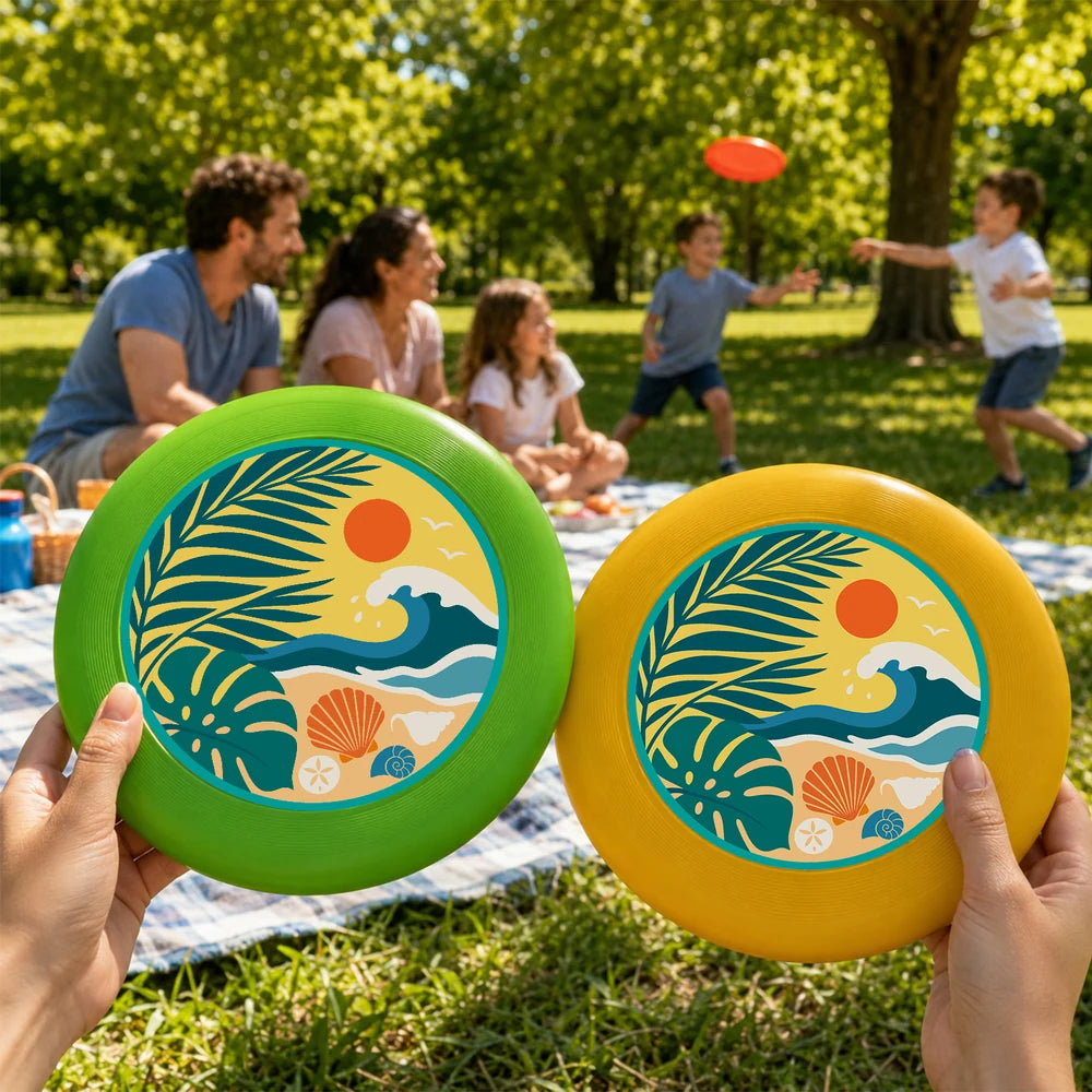 
Paint by Numbers - Frisbee | Tropical Beach Circle