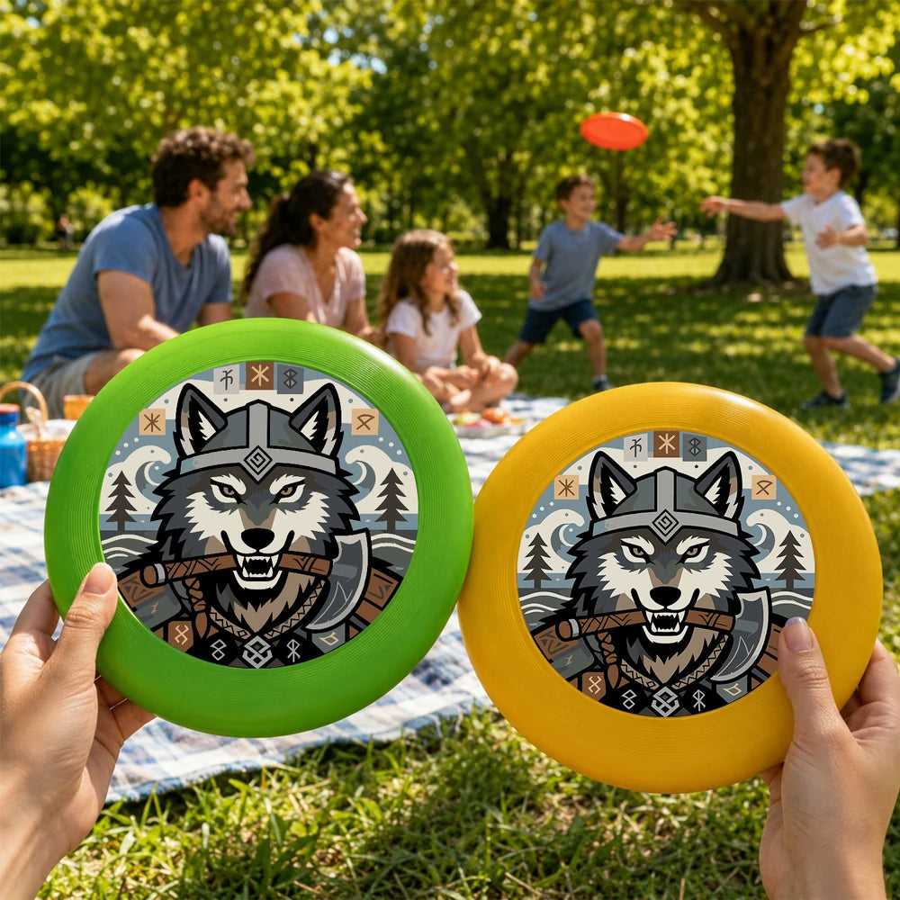 Paint by Numbers - Frisbee | Viking Wolf