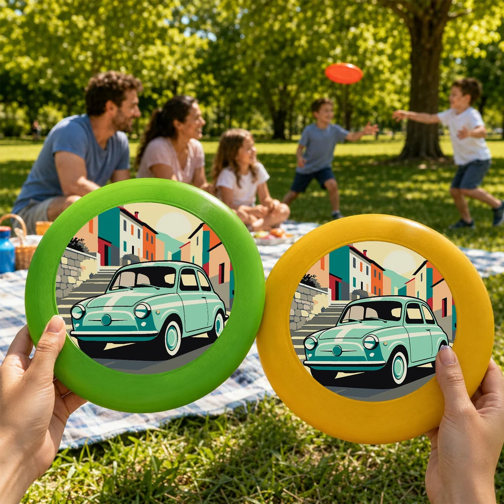 Paint by Numbers - Frisbee | Vintage Car in the Village