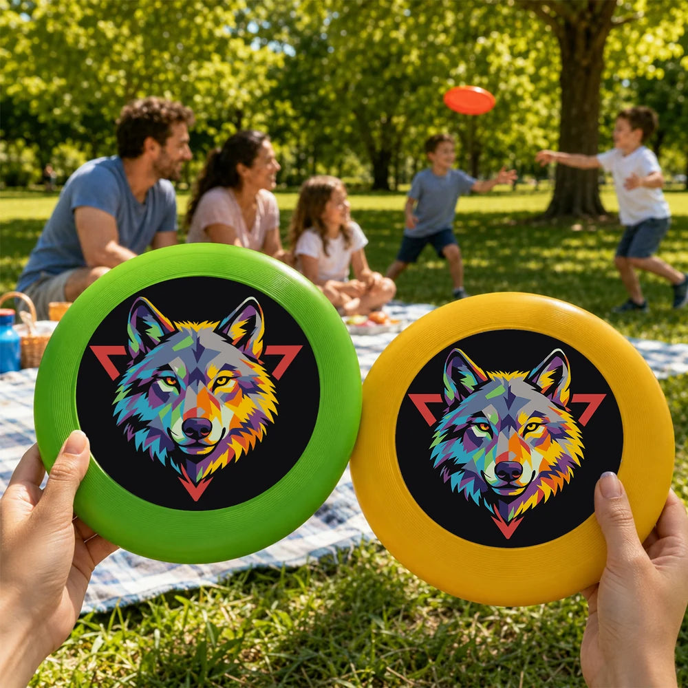 Paint by Numbers - Frisbee | Wolf Head Emblem