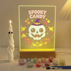 Paint by Numbers - Halloween Light | Spooky Candy Skull