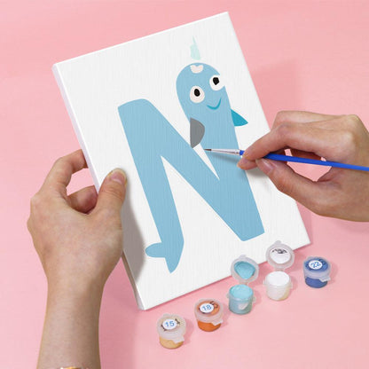 Paint by Numbers – Alphabet Painting Kit | A to Z Animal Friends