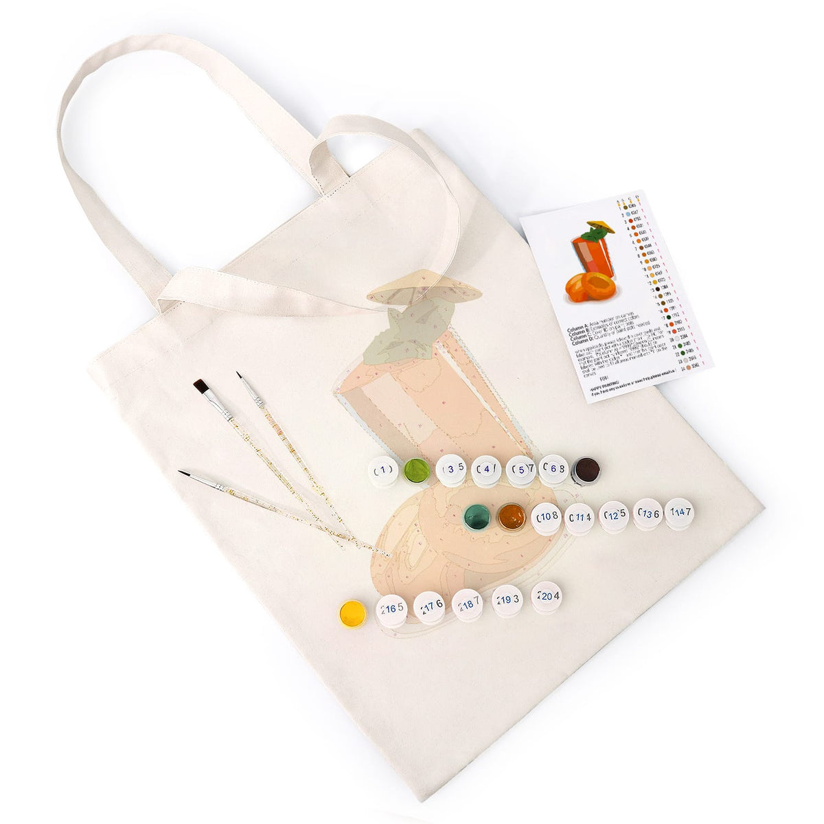 
Paint by Numbers – DIY Totebag | Apricot Juice