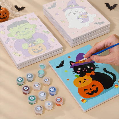 Paint by Numbers – 6 Mini Paintings | Colorful Costume Kids Set