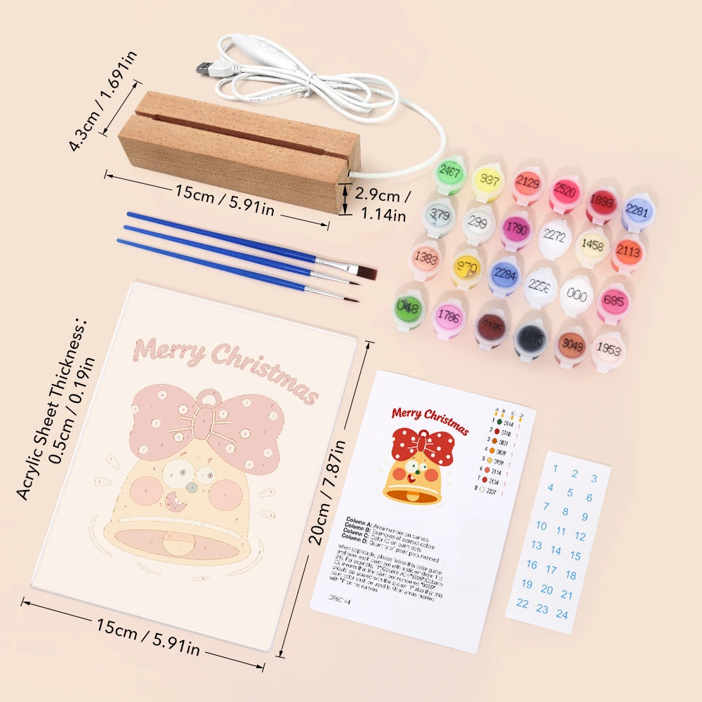 
Paint by Numbers - Christmas Light | Swinging Christmas Bell