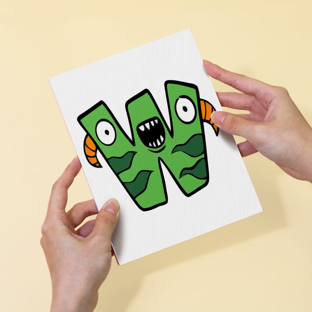 
Paint by Numbers – Alphabet Painting Kit | A to Z Monster Letters