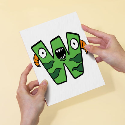 Paint by Numbers – Alphabet Painting Kit | A to Z Monster Letters