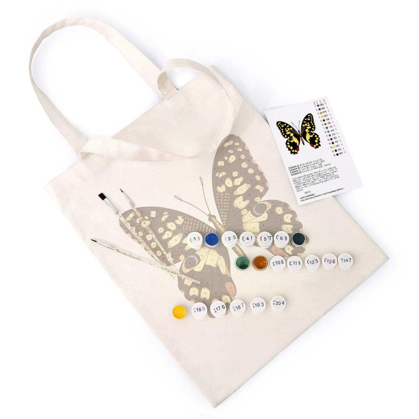 Paint by Numbers – DIY Totebag | Monarch Noir