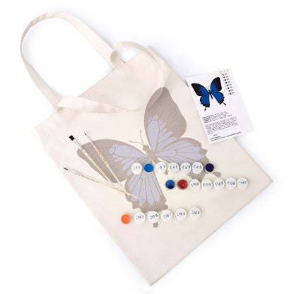 Paint by Numbers – DIY Totebag | Blue Majesty
