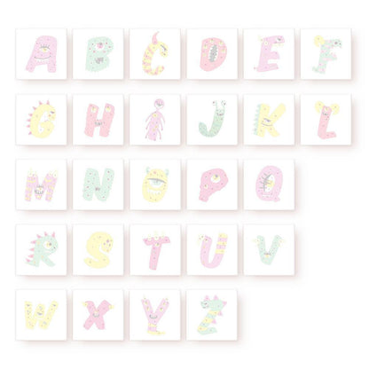 Paint by Numbers – Alphabet Painting Kit | A to Z Funky Monsters