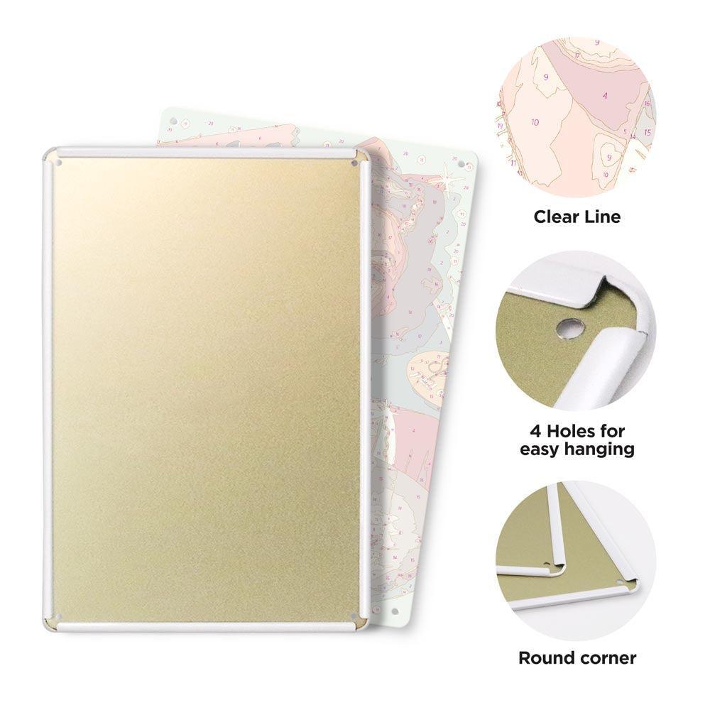 Paint by Numbers – Vintage Metal Bar Art | French Breakfast