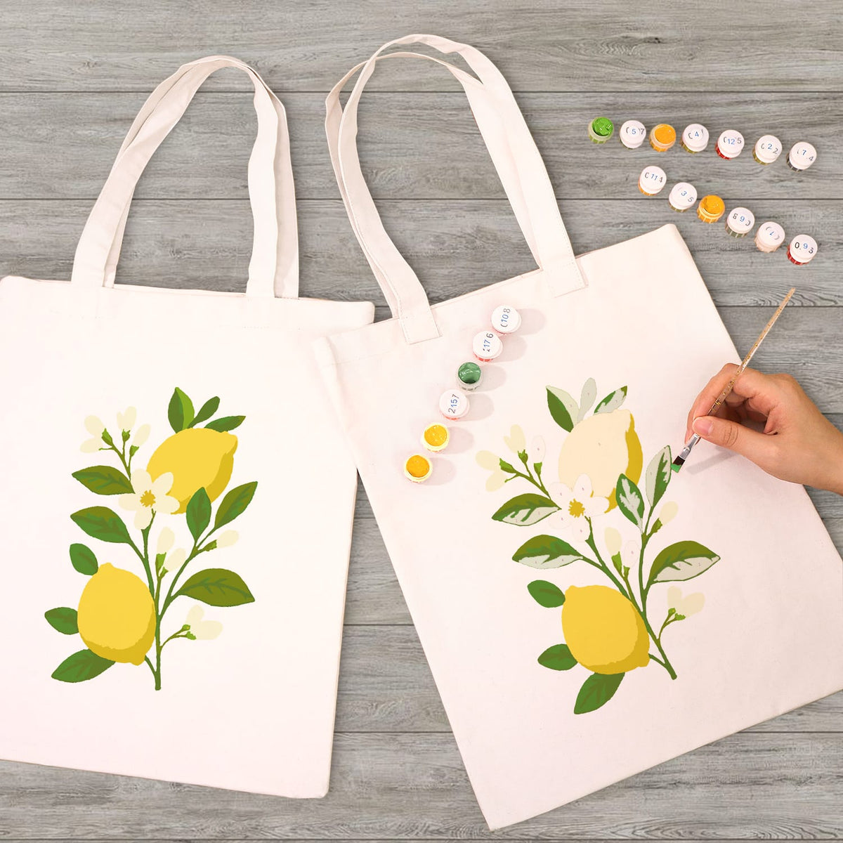 
Paint by Numbers – DIY Bag | Lemon Zest