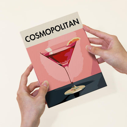 Paint by Numbers - 6 Mini Paintings | Classic Cocktails Set
