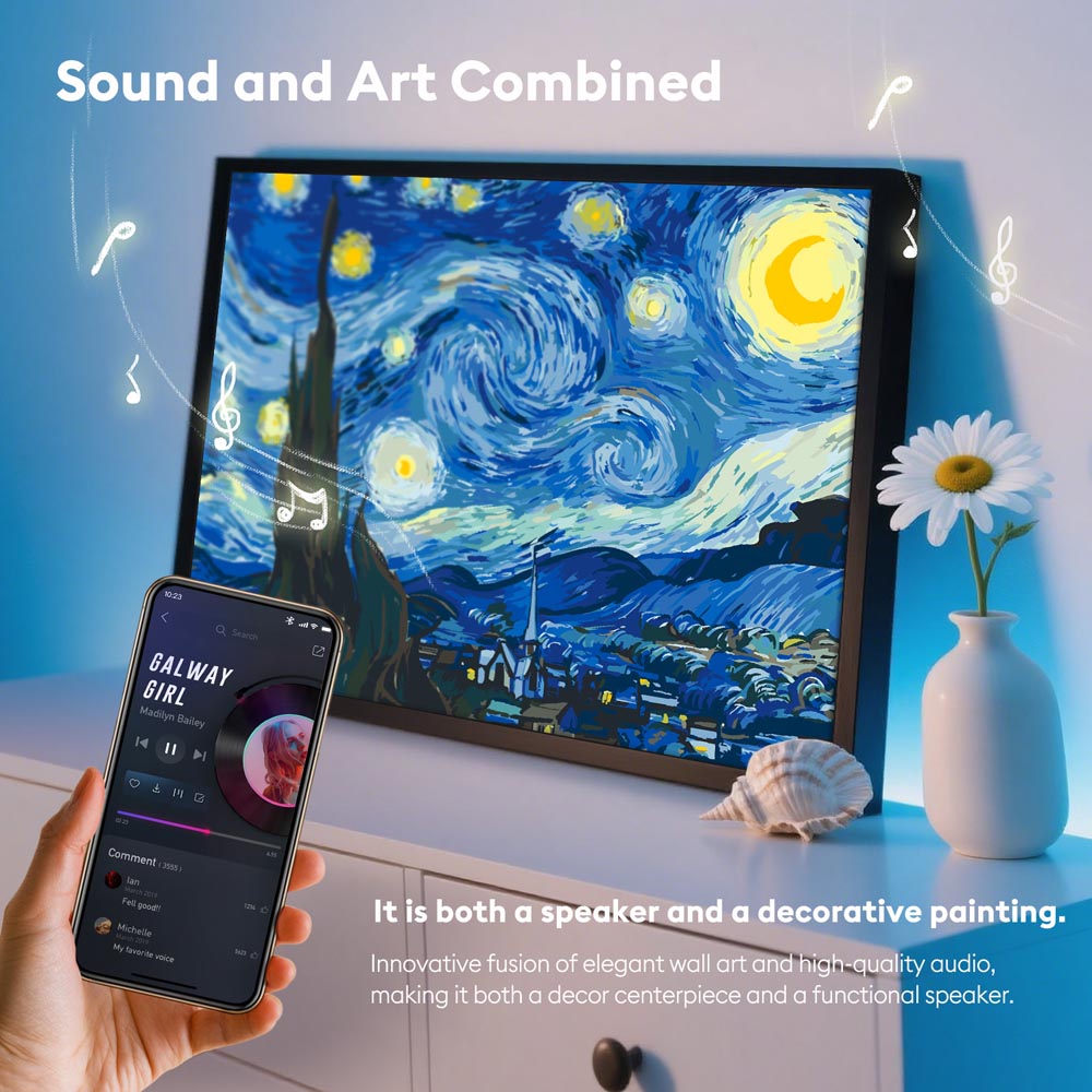 
Paint by Numbers with Bluetooth Speaker – Create Art That Looks & Sounds Incredible