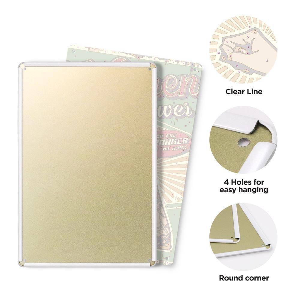 Paint by Numbers – Vintage Metal Wall Art | Women Power