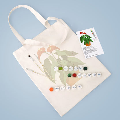 Paint by Numbers – DIY Totebag | Potted Charm