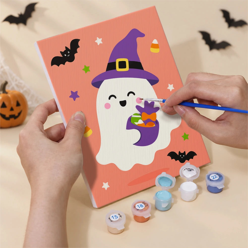 Paint by Numbers – 6 Mini Paintings | Colorful Costume Kids Set